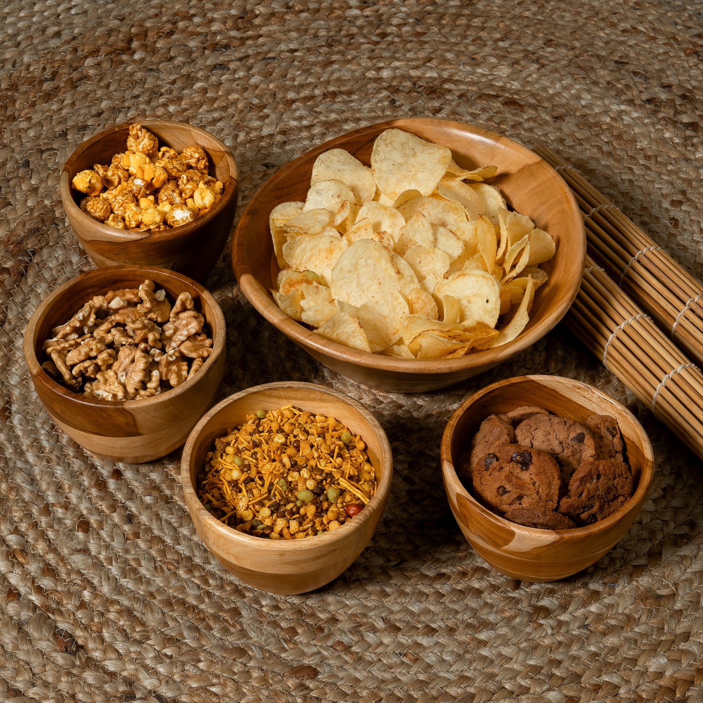Harmony Bowls Ensemble - Set of Wooden Bowls