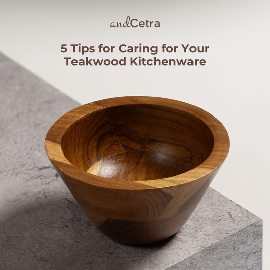 5 Tips for Caring for Your Wooden Kitchenware